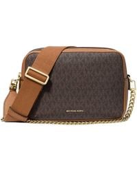MICHAEL Michael Kors - Bryant Medium Signature Logo Camera Bag - Lyst
