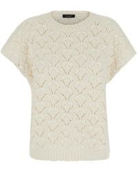 Fabiana Filippi - Open Knit Short Sleeved Jumper - Lyst