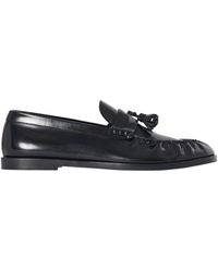 The Row - Tassel-Detail Leather Loafers - Lyst