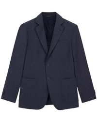 Giorgio Armani - Single-Breasted Long-Sleeved Jacket - Lyst
