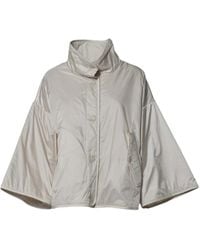 Weekend by Maxmara - High-Neck Button-Up Coat - Lyst