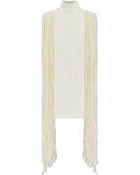 Alaïa - Alaïa Long Fringed Mini Dress - Lyst