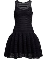 Alaïa - Alaïa Short Crinoline Knit Dress - Lyst