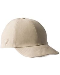 Prada - Linen Baseball Cap - Lyst