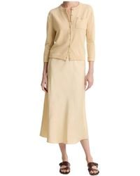 Vince - Matte Satin Slip Skirt - Lyst