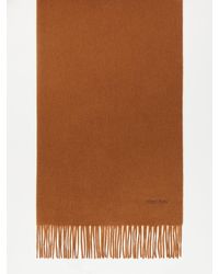 Max Mara - Cashmere Stole With Embroidery And Fringing - Lyst