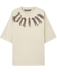 Palm Angels - Big Neck Logo Loose Fit T-Shirt - Lyst