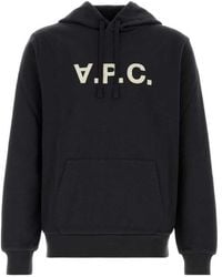 A.P.C. - Logo-Detailed Hoodie - Lyst