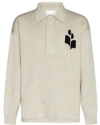 Isabel Marant - Polo-Collared Knitted Jumper - Lyst