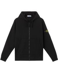 Stone Island - Zip-Up Drawstring Hoodie - Lyst