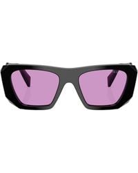 Prada - Eyewear Rectangular Frame Sunglasses - Lyst