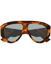 Gucci - Eyewear	Pilot Frame Sunglasses - Lyst