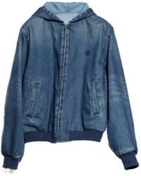 Gucci - Reversible Denim Zip-Up Jacket - Lyst