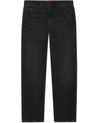 BOSS - Hugo Logo Patch Regular Fit Jeans - Lyst