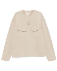 C.P. Company - Brushed Fleece Sweatshirt - Lyst