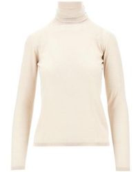 Max Mara - Wool Yarn Polo-Neck Sweater - Lyst