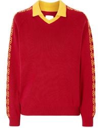 Aimé Leon Dore - Ribbed-Knit Cotton Polo Sweater - Lyst