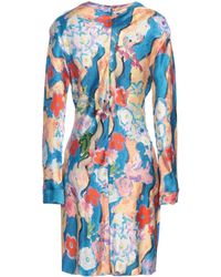 Marni - Floral Print Long Sleeve Dress - Lyst