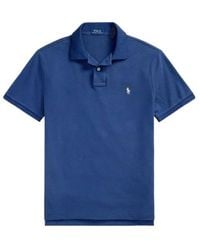 Polo Ralph Lauren - Logo-Embroidered Straight Hem Polo Shirt - Lyst