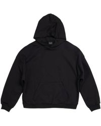 Balenciaga - Logo Printed Long-Sleeved Hoodie - Lyst