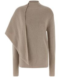 Entire studios - Wrap Sweater - Lyst