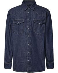 Dondup - Western-Yoke Chest-Pocket Shirt - Lyst