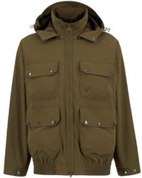 Barbour - Re-Engineered Flight Bedale Showerproof Jacket - Lyst