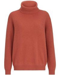 Brunello Cucinelli - Cashmere English Rib Turtleneck Sweater With Monili - Lyst