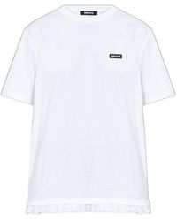 ROTATE BIRGER CHRISTENSEN - Ruffled Large T-Shirt - Lyst