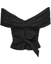 Magda Butrym - Tie-Neck Blouse - Lyst