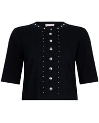 Liu Jo - Stud-Embellished Knit Top - Lyst