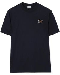 Burberry - Logo Detailed Crewneck T-Shirt - Lyst