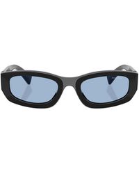 Miu Miu - Eyewear Rectangular Frame Sunglasses - Lyst