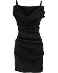 Dolce & Gabbana - Deep V-Neck Sleeveless Dress - Lyst