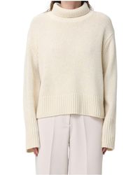 Lisa Yang - High-Neck Knit Sweater - Lyst