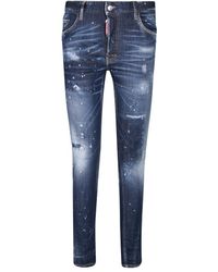 DSquared² - Ripped Wash Super Twinky Jeans - Lyst