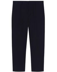 Emporio Armani - Creased Tailored Pants - Lyst