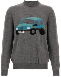 Magliano - Graphic Detailed Crewneck Sweater - Lyst
