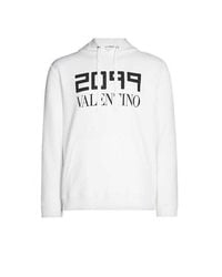 Valentino - 2099 Logo-Print Hoodie - Lyst