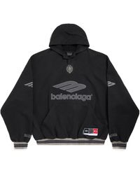 Balenciaga - 3B Football Polo Hoodie - Lyst