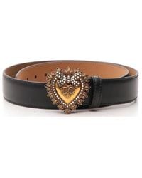 Dolce & Gabbana - Devotion Buckle Belt - Lyst