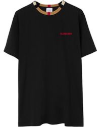 Burberry - Item O-Neck Short-Sleeved T-Shirt - Lyst
