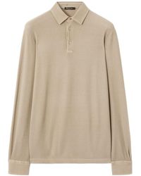 Loro Piana - Long-Sleeved Polo Shirt - Lyst