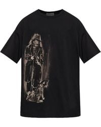 Yohji Yamamoto - Oversized Graphic T-Shirt - Lyst