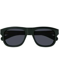 Gucci - Eyewear Panthos Frame Sunglasses - Lyst