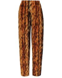 Balenciaga - Fur Print Straight-Leg Pants - Lyst