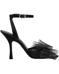 Stuart Weitzman - 100Mm Blushing Bow Sandals - Lyst