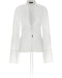 Ann Demeulemeester - Linsey Drawstring Shirt - Lyst