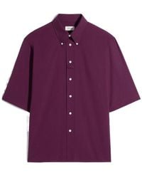 Lemaire - Button-Down Loop Short Sleeve Shirt - Lyst