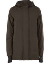 Herno - A Shape 2 Layers Hooded Parka Coat - Lyst